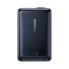 10000mAh magnētiskais Power Bank ar statīvu un iebūvētu USB-C Qi2 MagSafe 30W kabeli - melns