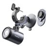 1033561-4-uchwyt-rowerowy-na-smartfon-z-lampka-akumulatorowa-baseus-hurtownia-dropshipping.jpg Viedtālruņa velosipēda turētājs ar 2-in-1 uzlādējamu lukturi 3000mAh 660 lm IP68 LED - melns un pelēks
