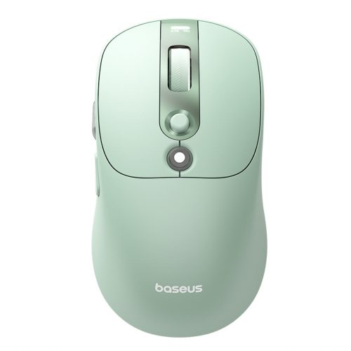 Bezvadu pele ar uzlādējamas baterijas indikatoru 4000DPI 800mAh 2.4GHz BT - zaļa