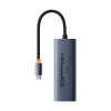 HUB 5-in-1 sadalītājs USB-C uz HDMI USB-A USB-C PD 4K - pelēks