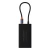 USB-C centrmezgla sadalītājs uz 4x USB-A - pelēks