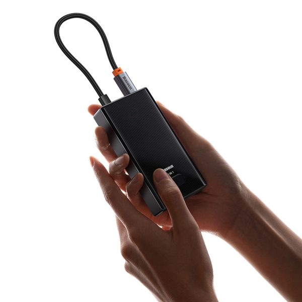 USB-C centrmezgla sadalītājs uz 4x USB-A - pelēks