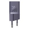 USB-C GaN5 30W sienas lādētājs ar 100W 1m USB-C kabeli - violets