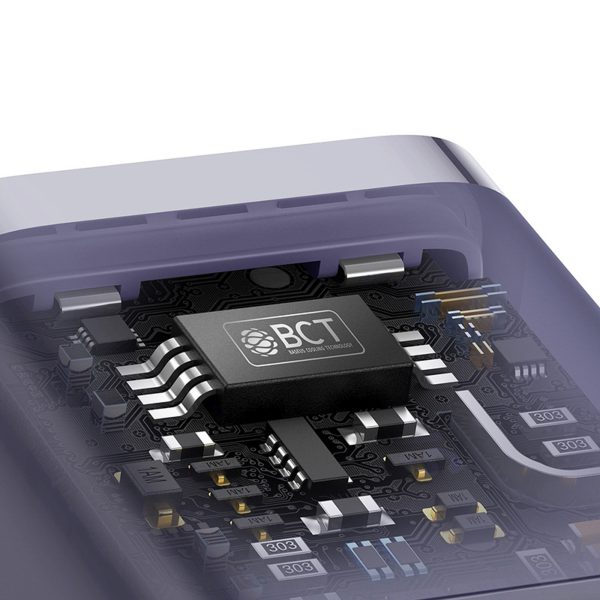 USB-C GaN5 30W sienas lādētājs ar 100W 1m USB-C kabeli - violets