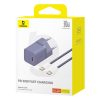 USB-C GaN5 30W sienas lādētājs ar 100W 1m USB-C kabeli - violets