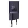 USB-C GaN5 30W ES sienas lādētājs - violets
