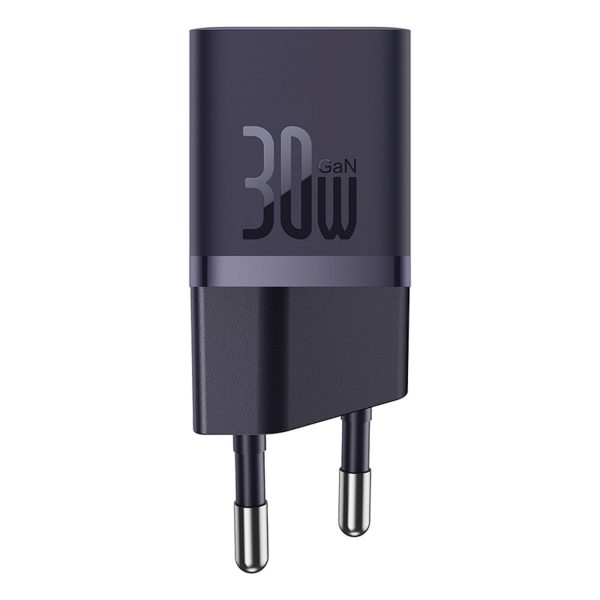 USB-C GaN5 30W ES sienas lādētājs - violets