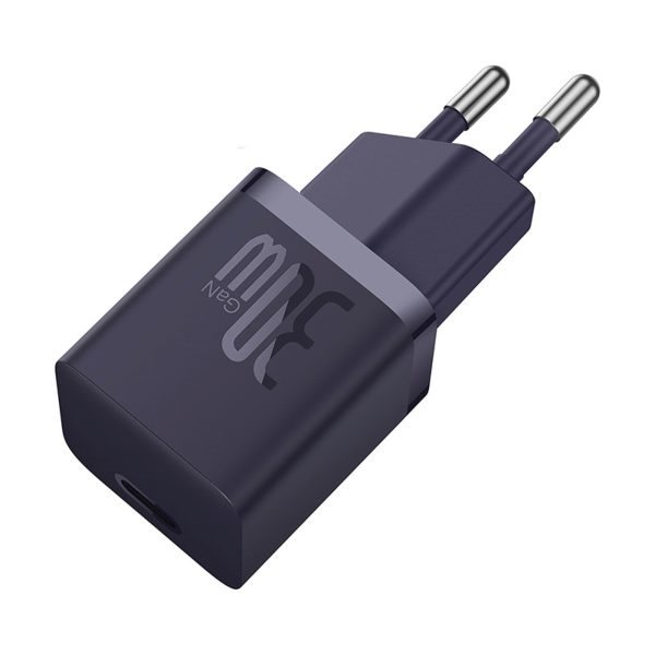 USB-C GaN5 30W ES sienas lādētājs - violets