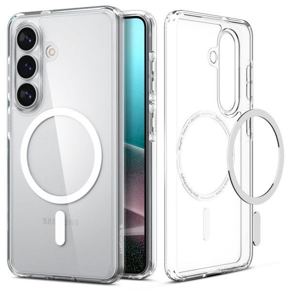 Samsung Galaxy S26 Ultra Hybrid MagSafe vāciņš - caurspīdīgs un balts