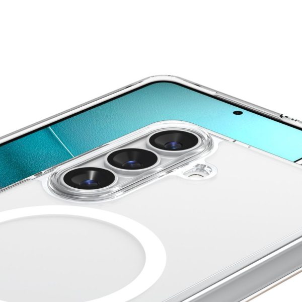 Samsung Galaxy S26 Ultra Hybrid MagSafe vāciņš - caurspīdīgs un balts