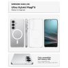 Samsung Galaxy S26 Ultra Hybrid MagSafe vāciņš - caurspīdīgs un balts