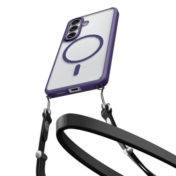 Samsung Galaxy S26 Ultra Hybrid Mag MagSafe vāciņš - caurspīdīgs violets