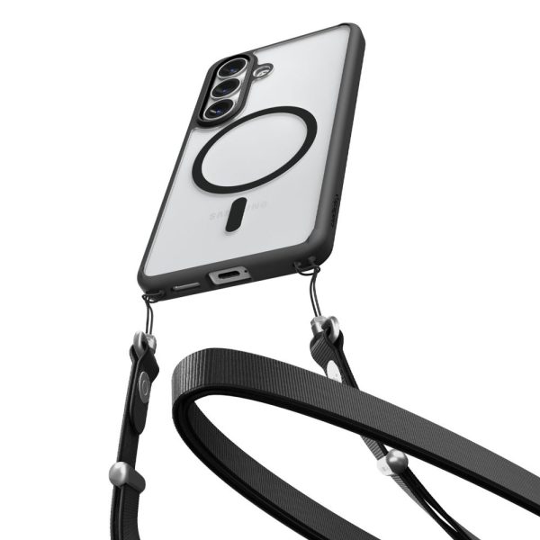 Samsung Galaxy S26 Ultra Hybrid MagSafe vāciņš - caurspīdīgs, melns