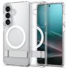 Samsung Galaxy S26 Ultra Hybrid S MagSafe vāciņš - caurspīdīgs un balts