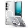 Samsung Galaxy S26 Ultra Hybrid S MagSafe vāciņš - caurspīdīgs un balts