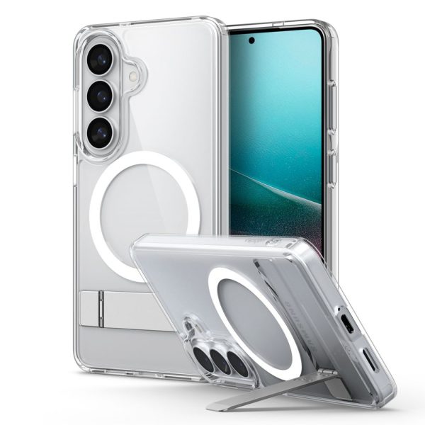 Samsung Galaxy S26 Ultra Hybrid S MagSafe vāciņš - caurspīdīgs un balts