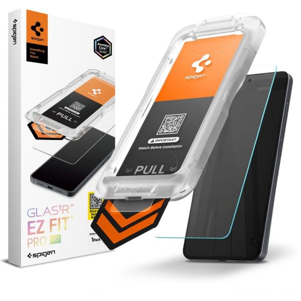 Rūdīts stikls Samsung Galaxy S26 tālrunim ar Glas.Tr Ez Fit Pro HD aplikatoru