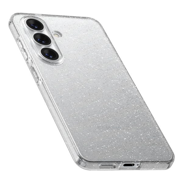 Šķidro kristālu mirdzošs vāciņš Samsung Galaxy S26+ tālrunim - mirdzošs un caurspīdīgs