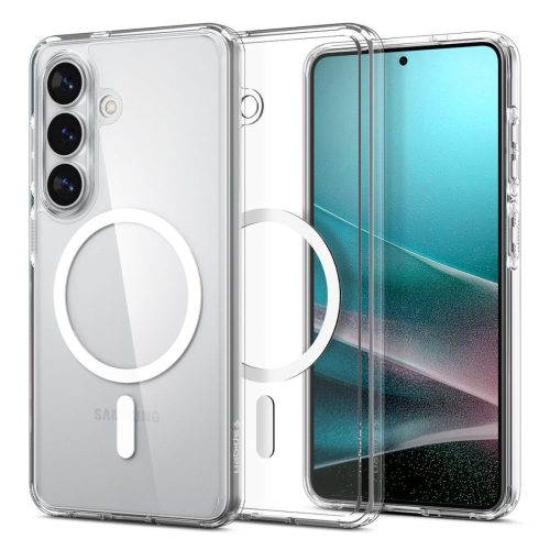 Samsung Galaxy S26+ Ultra Hybrid Mag MagSafe vāciņš - caurspīdīgs un balts
