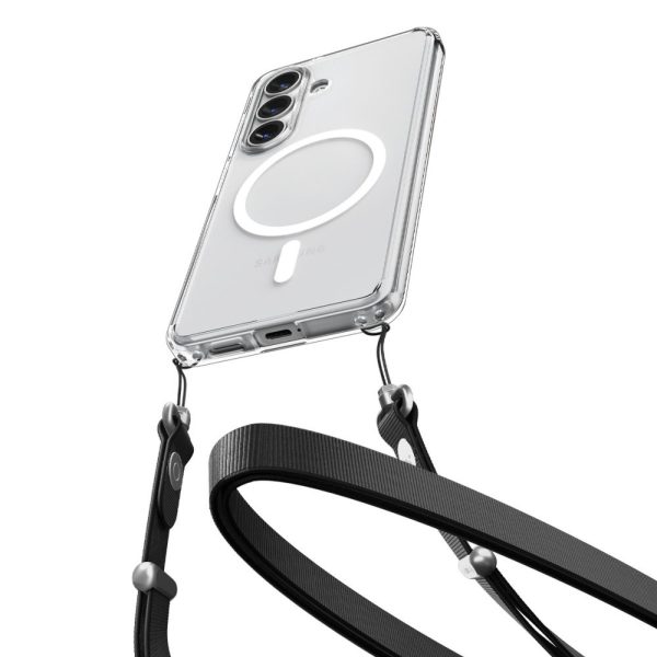 Samsung Galaxy S26+ Ultra Hybrid Mag MagSafe vāciņš - caurspīdīgs un balts