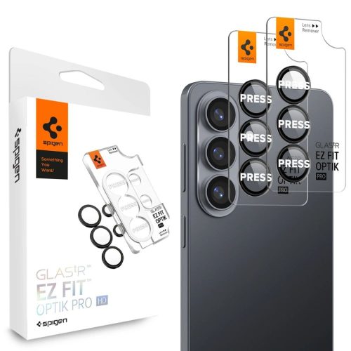 Samsung Galaxy S26+ kameras aizsargapvalks Glas.Tr Ez Fit Optik Pro HD melns - 2 gab.