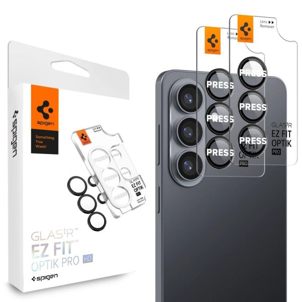 Samsung Galaxy S26+ kameras aizsargapvalks Glas.Tr Ez Fit Optik Pro HD melns - 2 gab.