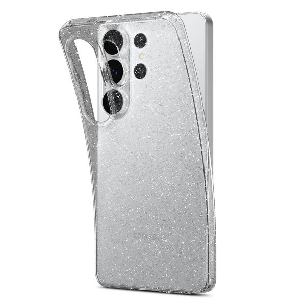 Samsung Galaxy S26 Ultra šķidro kristālu mirdzošs vāciņš - mirdzošs un caurspīdīgs