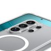 Samsung Galaxy S26 Ultra Ultra Hybrid Mag MagSafe vāciņš - caurspīdīgs un balts