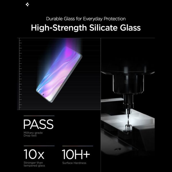 Samsung Galaxy S26 Ultra pretatstarojošais stikls ar Glas.Tr Ez Fit Pro pretatstarojošo aplikatoru - 2 gab.
