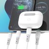 Silikona pinuma kabelis USB-C L25SC 60W 2m - balts