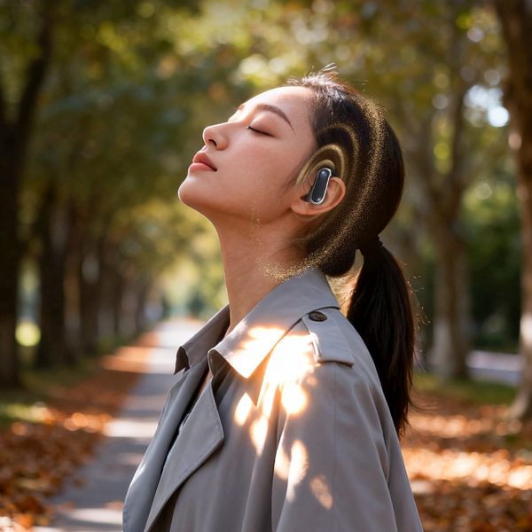 U17Z Bluetooth OWS bezvadu austiņas - melnas