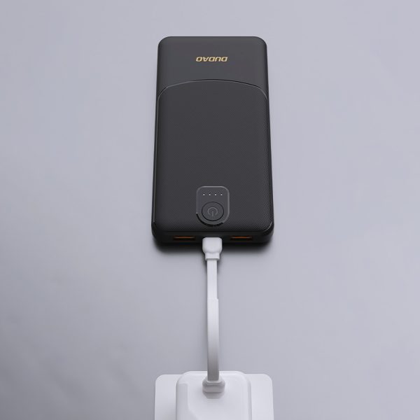 Powerbank 20000mAh USB-A K10Pro 2.4A - melns