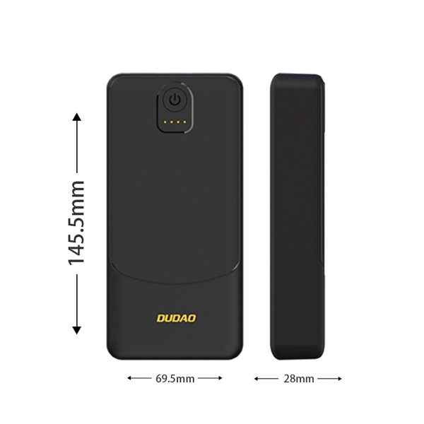 Powerbank 20000mAh USB-A K10Pro 2.4A - melns