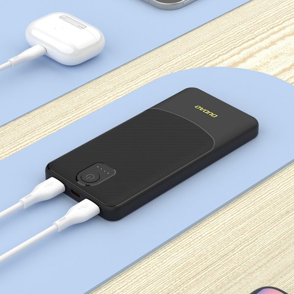 Powerbank 20000mAh USB-A K10Pro 2.4A - melns