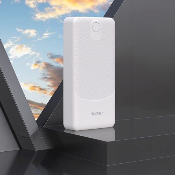 Powerbank 20000mAh USB-A K10Pro 2.4A - balts