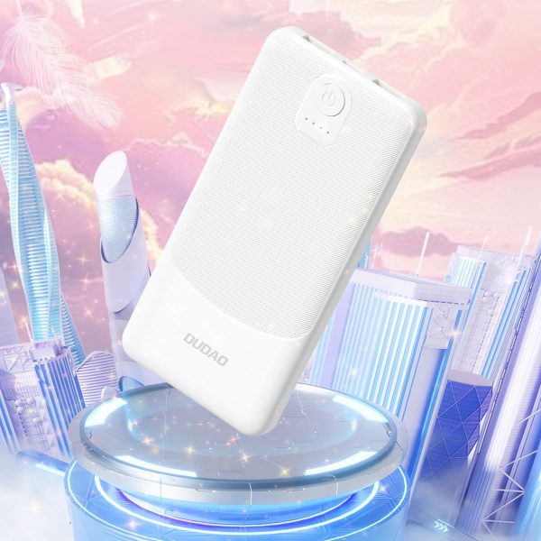 Powerbank 20000mAh USB-A K10Pro 2.4A - balts