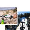 4,7–7 collu tālruņa turētājs velosipēdam, skrejritenim, motociklam, melns