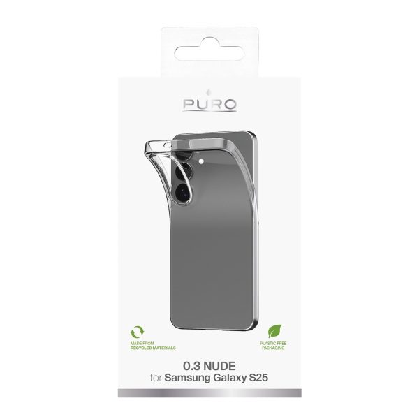 Silikona maciņš Samsung Galaxy S25 03 Nude - caurspīdīgs