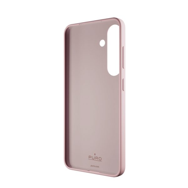 Silikona maciņš Samsung Galaxy S25 Icon tālrunim - rozā