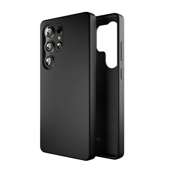 Silikona maciņš Samsung Galaxy S25 Ultra Icon tālrunim - melns