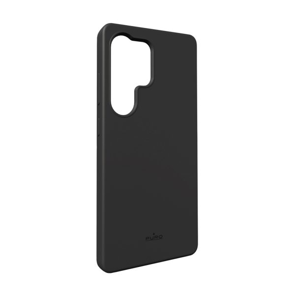 Silikona maciņš Samsung Galaxy S25 Ultra Icon tālrunim - melns