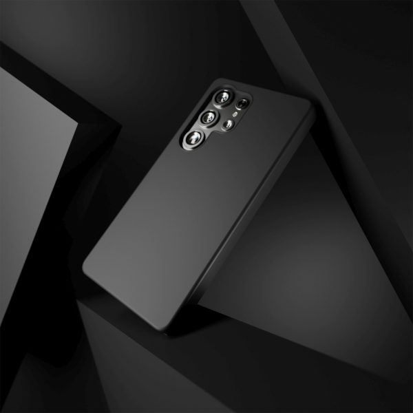 Silikona maciņš Samsung Galaxy S25 Ultra Icon tālrunim - melns