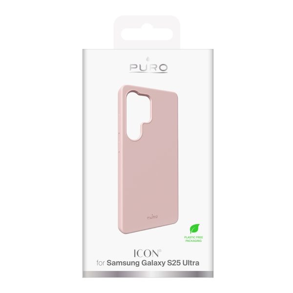Silikona maciņš Samsung Galaxy S25 Ultra Icon tālrunim - rozā