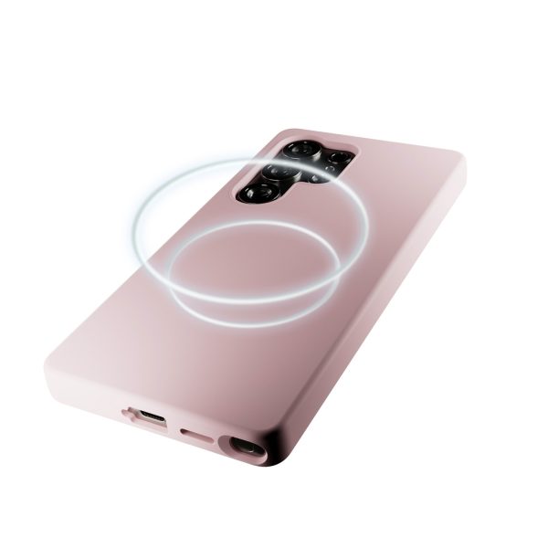 Silikona maciņš Samsung Galaxy S25 Ultra Icon tālrunim - rozā