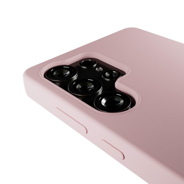Silikona maciņš Samsung Galaxy S25 Ultra Icon tālrunim - rozā