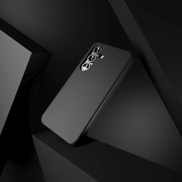 Silikona maciņš Samsung Galaxy S25+ Icon tālrunim - melns