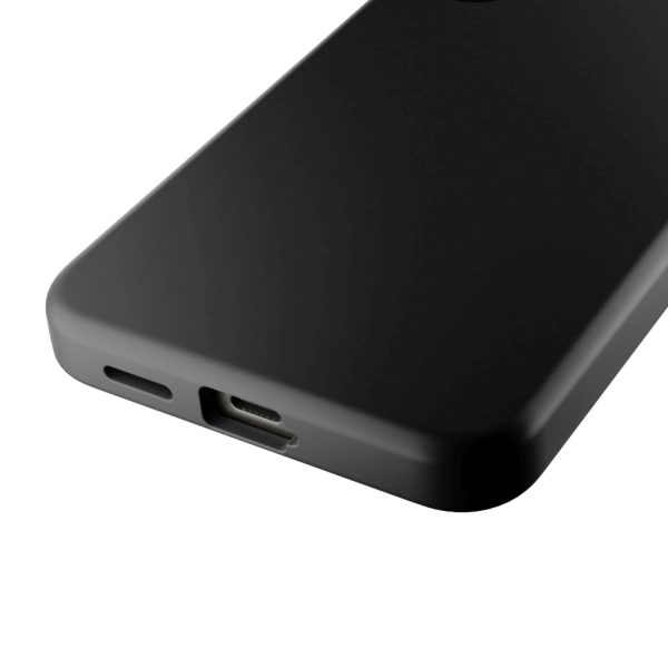 Silikona maciņš Samsung Galaxy S25 Icon Mag MagSafe tālrunim - melns