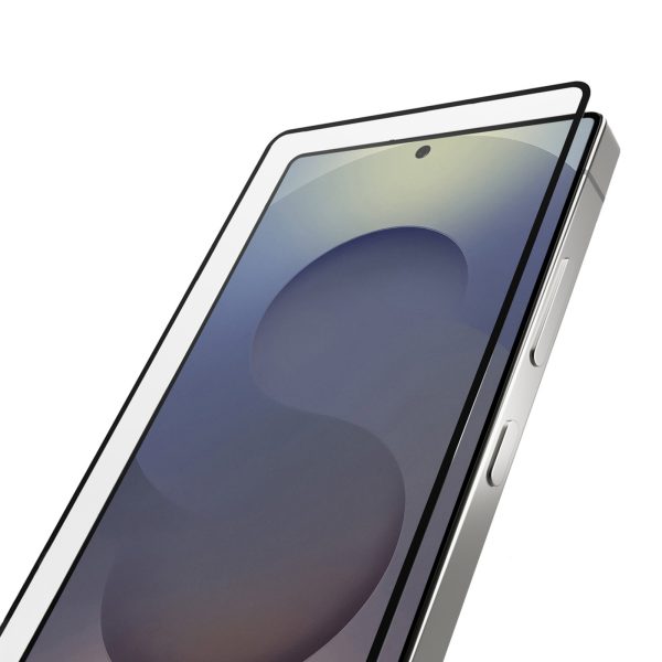 Rūdīts stikls Samsung Galaxy S25 Ultra telefonam ar melnu rāmi