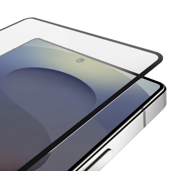 Rūdīts stikls Samsung Galaxy S25 Ultra telefonam ar melnu rāmi