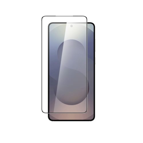 Rūdīts stikls ar melnu rāmi Samsung S25 Edge Radix Full Glass telefonam